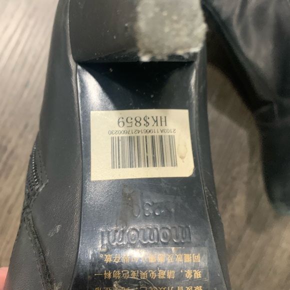 Momomi Black booties. Pre ♥️ size 6 US - Picture 4 of 12
